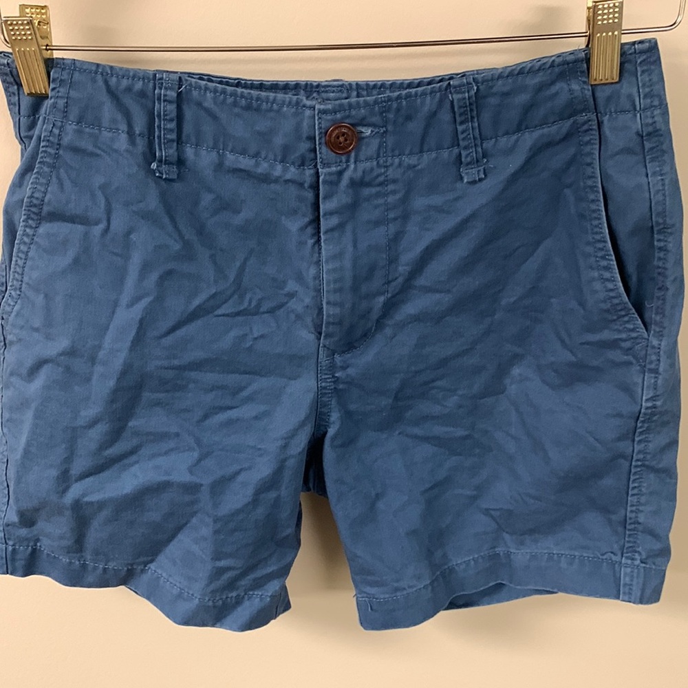 Aeropostale men blue cotton shorts size 28 designed in New York City nyc